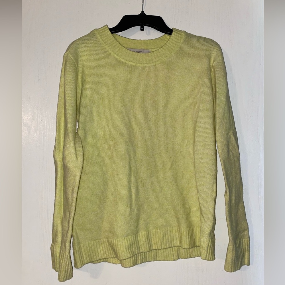 Loft Sweater - Small - Neon yellow